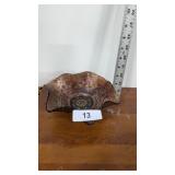 Fenton Carnival Glass Ruffled Edge Bowl