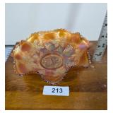 Fenton Marigold Carnival Glass Dish