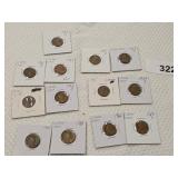 (13) Lincoln Wheat Pennies