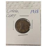 1938 Lincoln Penny