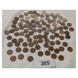 (121) Canadian Pennies