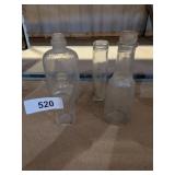 Unique Flat Pint Whisky Bottle & Vintage Bottles