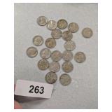 (20) Old Jefferson Nickels