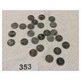 (25) Steel Pennies