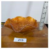 Fenton Marigold Carnival Glass Dish