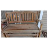 Porch Glider & Oval Rug