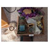 Wood Box w/ Home Decor