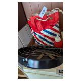 Vintage MCM Stackable Metal Lunch Carrier in