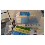 Pill Organizers & Flushable Wipes NIP