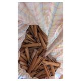 Vintage Wood Clothes Pins & Hanging Bag