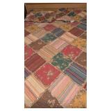 Patchwork Bedspread w/ Pillow Shams Full Size