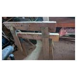 (4) Wooden Saw Horses