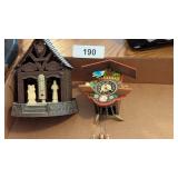 Plastic Weather Forecaster & Plastic Cuckoo Clock