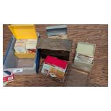 Recipe Boxes w/ Recipe Cards