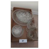 Salad Bowls & (2) Candle Holders