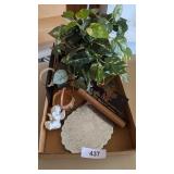 Artificial Plant, Trivet & More