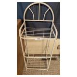 Small White Metal Shelf