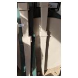 (2) Plastic Patio Tables w/ Snap In Legs