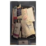 Seam Tape, Piping & Zipper