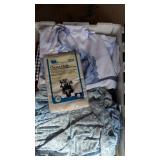 Tote w/ Hinged Lid + Fabric