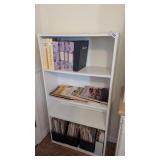 White Fiberboard Bookshelf