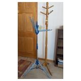 Wood Coat Rack & Clothes Drying Rack