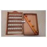 Thread Spool Holder & Coat Rack