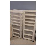 (2) Plastic Organizers