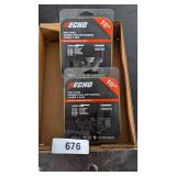 (2) Echo 10" Saw Chains