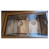 Karran Stainless Steel Sink - 32x18-3/4x10, **