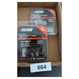 (2) Echo 10" Saw Chains
