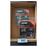 (2) Echo 10" Saw Chains