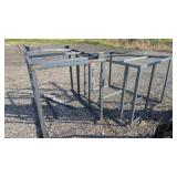 (2) Metal Crates / Tables