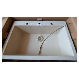 Karran Bisque Top Mount Sink - 33x22x9