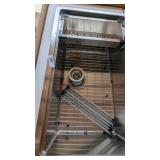 Work Station SS Undermount Sink - 32x19x10,**