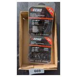 (2) Echo 10" Saw Chains