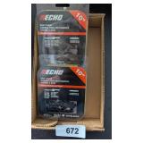 (2) Echo 10" Saw Chains