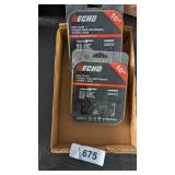 (2) Echo 10" Saw Chains