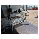 Wood Lathe w/ Stand & Wood Turning Tools