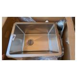 Karran Soft Satin Undermount Sink - 15x20x10, **