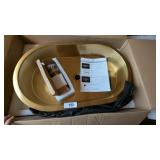 Karran Gold Color Oval Sink -27.5x17x5-1/8