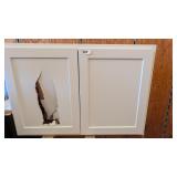 Upper Cabinet - 24t x 36w x 12d, Door damage