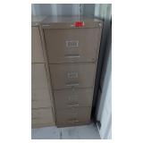 All Steel 4 Drawer Filing Cabinet