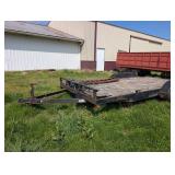 Double Axle Flatbed Trailer