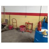 Shop Vac, Dolly, Gas Jug