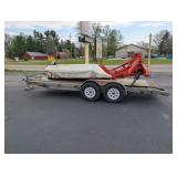 Double Axle Flatbed Trailer