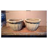 (2) Concrete? Flower Pots