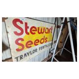 Stewart Seeds Sign