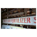 Traylor Fertilizer Service Sign