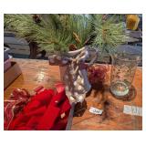 Decorative Pitcher, Glass Vase, & Other